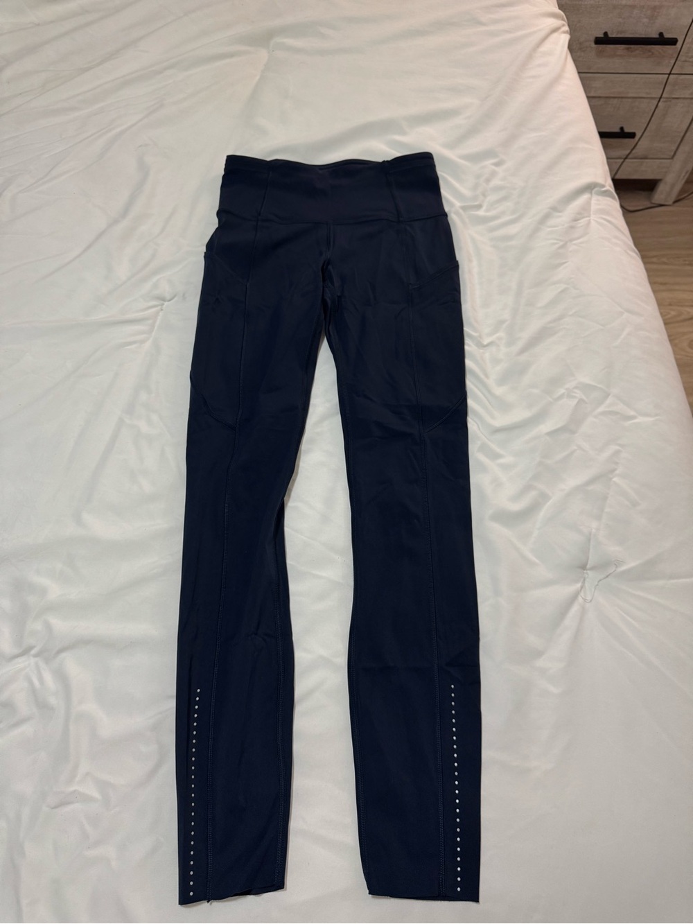 Lululemon Fast N Free 7/8 Tight ll *Nulux 25” - True Navy